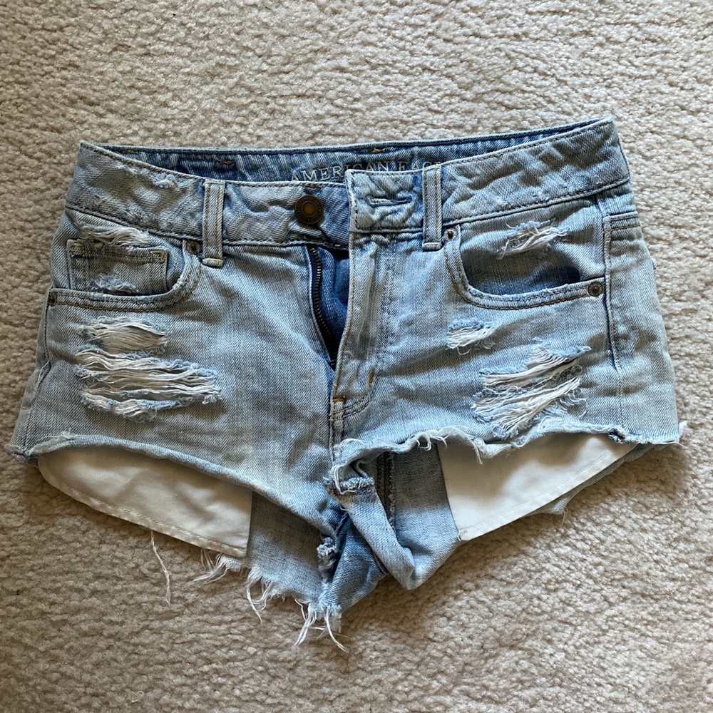 American Eagle cut off jean shorts